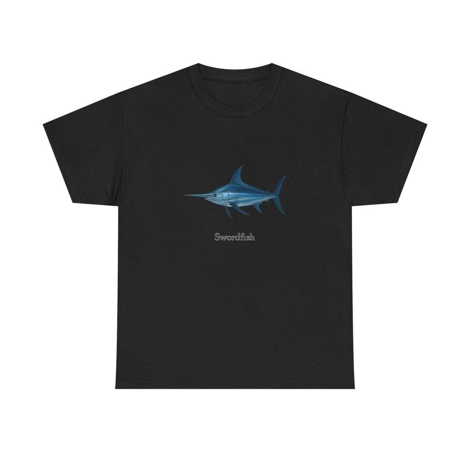 Unisex Adult T Shirt Swordfish Open Ocean Elegance