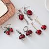 2025 Женские Модные Серьги-пусеты с Клубникой, Вишней и Грибами - Универсальные и Стильные Ювелирные Изделия Высокого Класса
