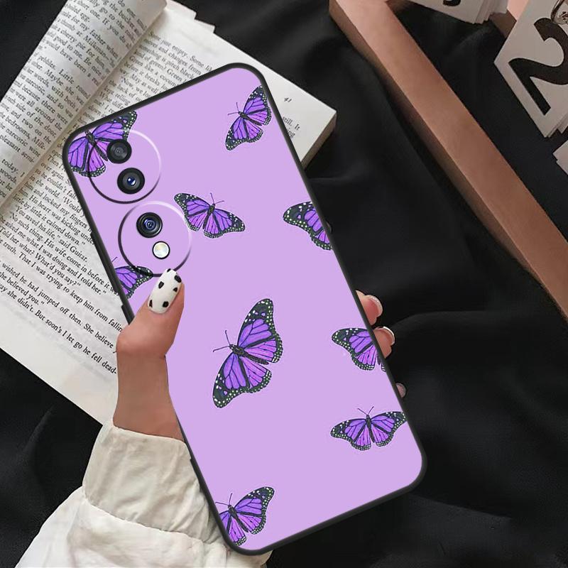 Фиолетовый эстетичный чехол для Honor X8 X9 X7 X6 a 8X 9X X9a Чехол для Honor Magic 5 Pro 10 50 70 90 Lite Coque