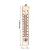 Wood Wall Hang Thermometer Indoor Outdoor Garden Breeding Temperature Controller