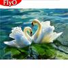 Diamond Painting Kit Lovers Swans DIY Diamond Embroidery Animal Pictures Of Rhinestones Mosaic Sale Craft Kit