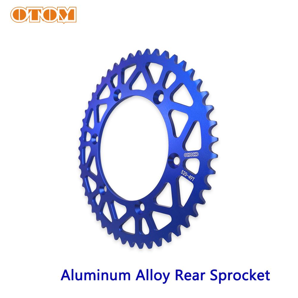 520-49T Motorcycle Rear Sprocket For SHERCO 2014-2024 SE SEF 125 250 300 450 500 Chain Sprocket Cog Aluminum Alloy Steel Plate