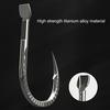 30Pcs/Set 45672 Fishing Hooks Sharp Rustproof Anti-corrosion Titanium Alloy Heavy Duty Barbed Carp