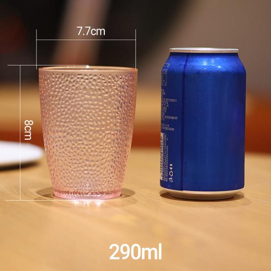 Многоразовый стакан для питья, термостойкий, утолщенный акриловый, в горошек, для бара, ресторана, стакан для воды