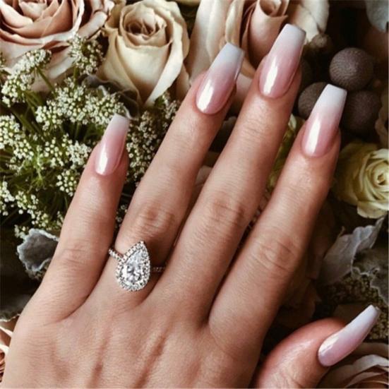 100шт поддельные советы полное покрытие балерина акриловые наращивание ногтей маникюрные инструменты