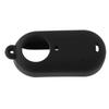 Silicone Protective Case Set for GO 3S Thumb Camera Protective Cover and Lens Cap with Lanyard Black