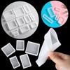 DIY Craft UV Epoxy Pendant Cube Molds Jewelry Making Tools Silicone Mould Resin Mold