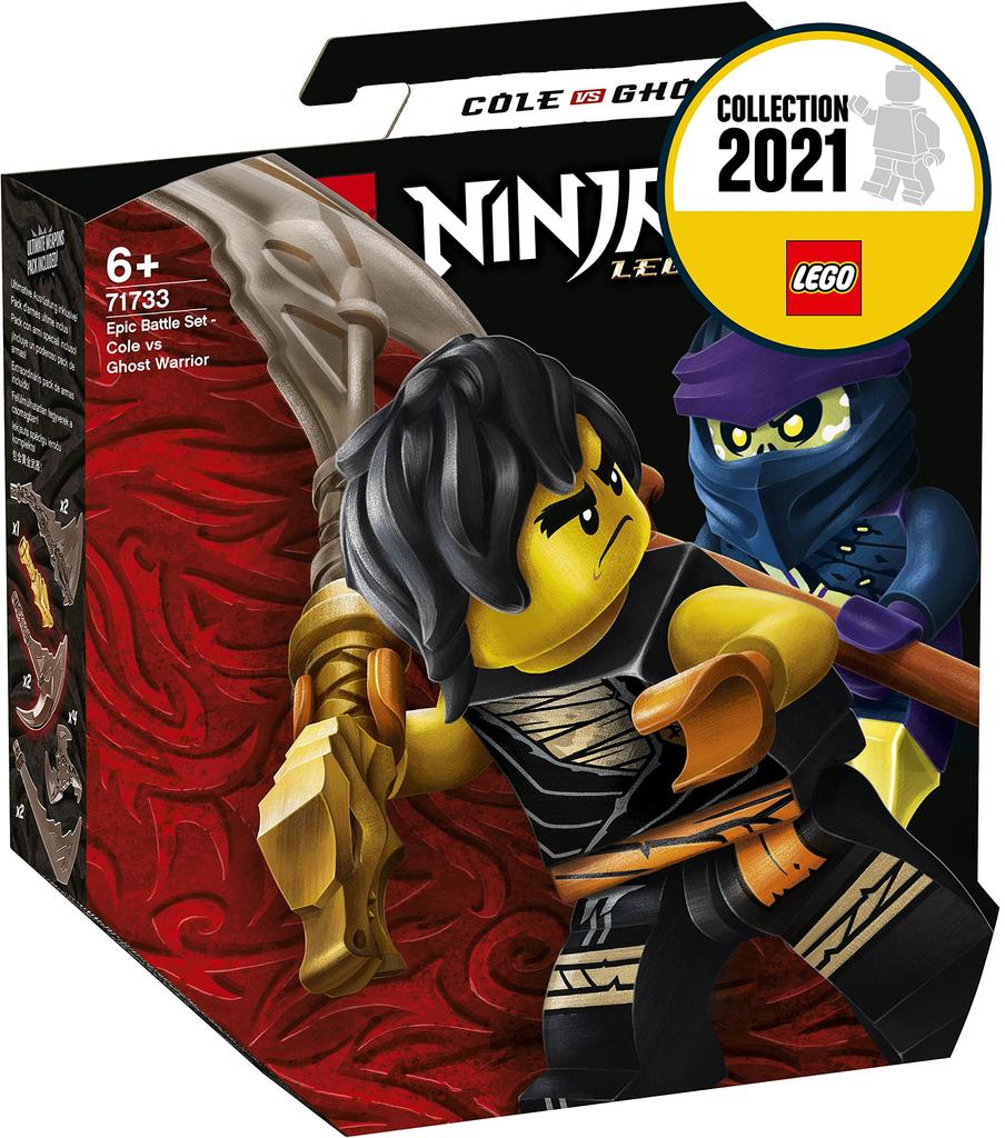 LEGO Ninjago Battle Set Cole Ghost 71733 — против.