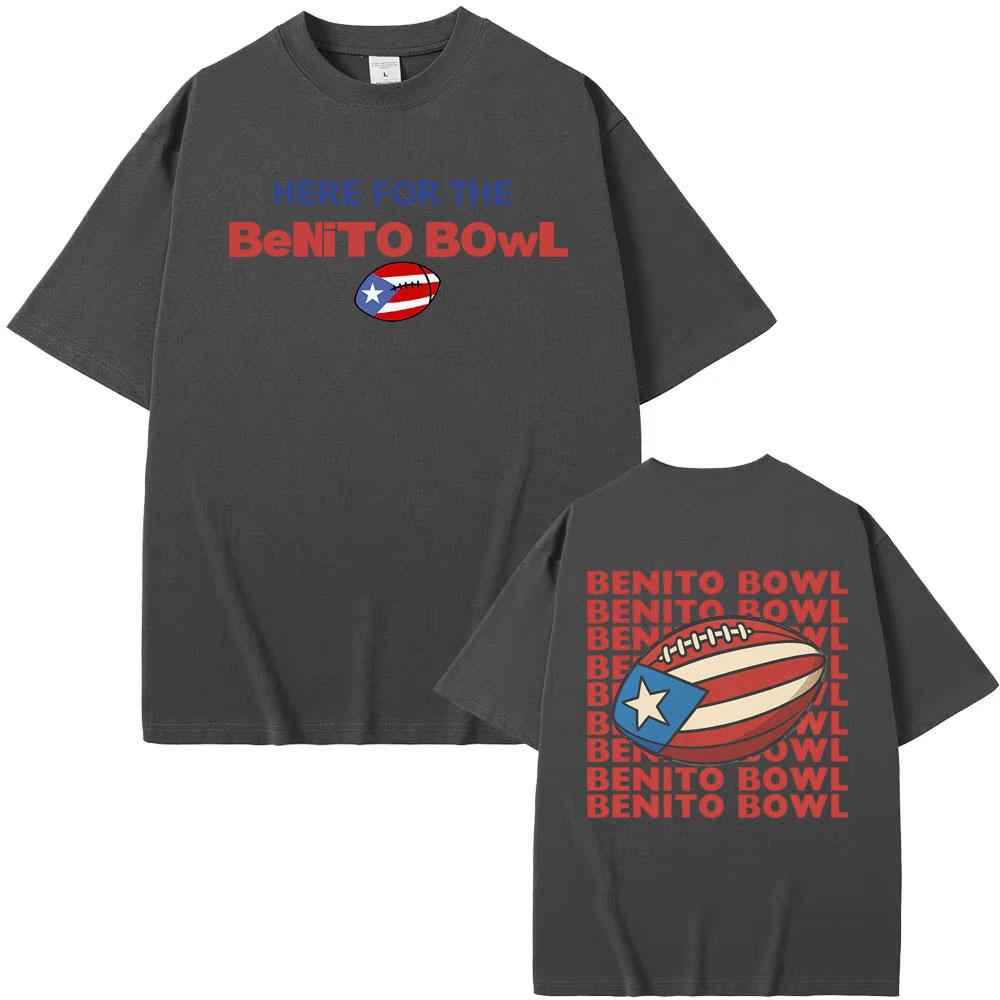 Benito Bowl Super Bowl LX Halftime Show T Shirt Bad Bunny Super Bowl Style 2026 Tour T-shirt Men Women Oversized Hot Sale Tshirt
