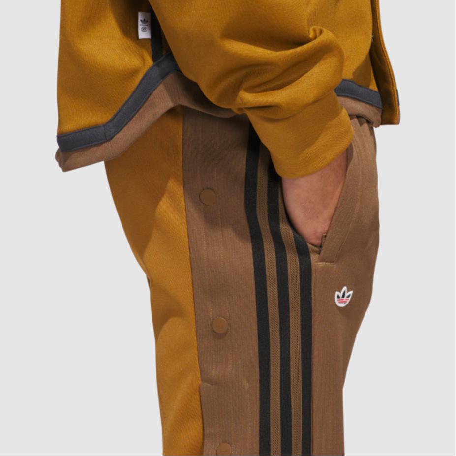 Adidas X CLOT Edison Chen Adibreak брюки коричневые оксидные мужские уличные IY6525