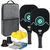 Ракетка и мяч для пиклбола из углеродного волокна, подарочный набор для занятий спортом на открытом воздухе