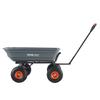 Poly Garden Dump Cart Heavy-duty Yard Carts and Wagons 4 cu.ft 600 lbs