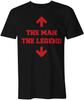 The Man The Legend Funny T-Shirt Joke Fashion Mens Fashion