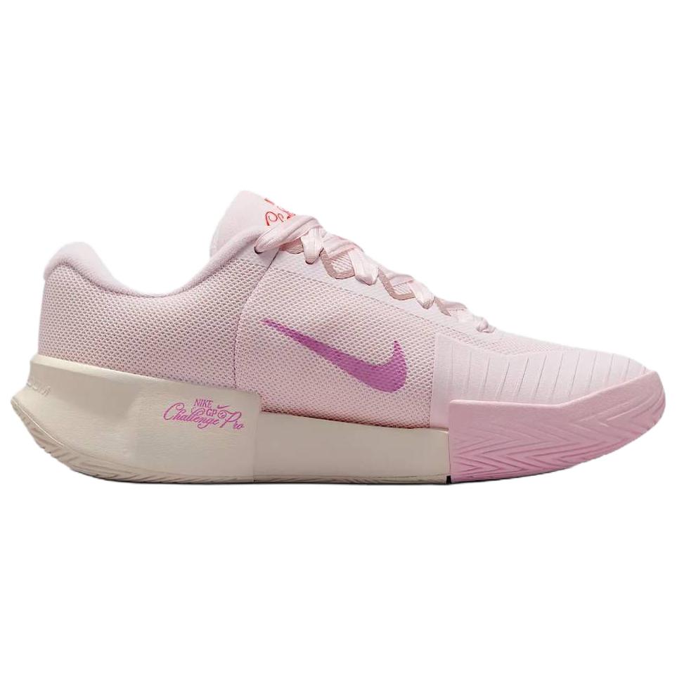 Nike GP Challenge Pro Поддержка Отскок Низкие Теннисные Кроссовки Женские Розово-Фиолетовые II7102-601