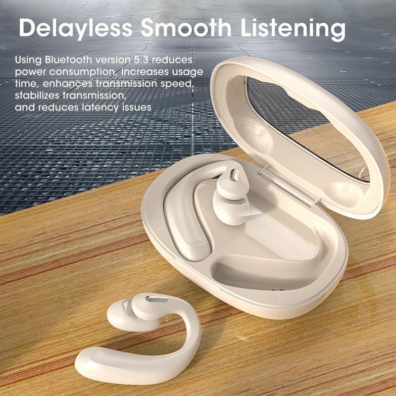 For Niye 2025 OWS Wireless Bluetooth Earhook Sports Headset Air Conduction Bluetooth 5.3 TWS Earphones with Mic
