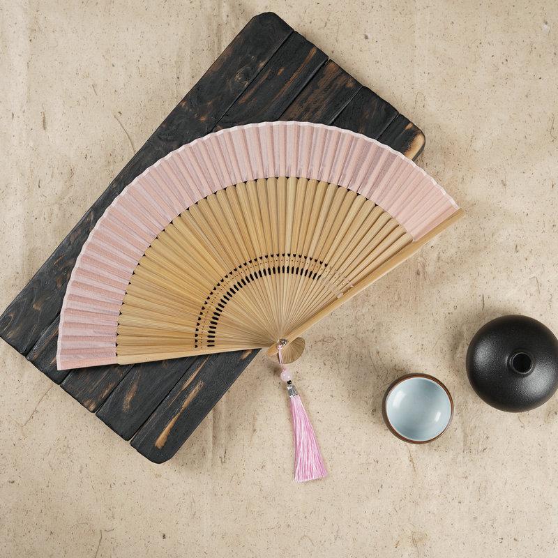 Ancient Style Bamboo Fan Chinese Style Female Folding Fan Dance Fan Summer Portable Small Fan Vintage Hollow Antiquity Fans