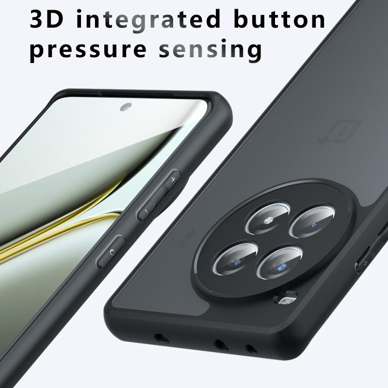 Чехол Armor для Oneplus Ace 3 Pro ACE3 2PRO 12 12R Чехол Роскошные матовые прозрачные чехлы для One Plus 12 R 1+ACE 3Pro Акриловый ударопрочный бампер