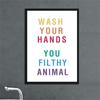 Ванная комната Смешные слова Печать Плакат Настенная картина Туалет Декор Без Рамки
