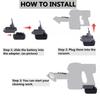 Адаптер аккумулятора Turpow для аккумулятора Makita BL1830 18 В к адаптеру Dyson V7/V8 с литиевыми аккумуляторными инструментами серии Dyson V7/V8
