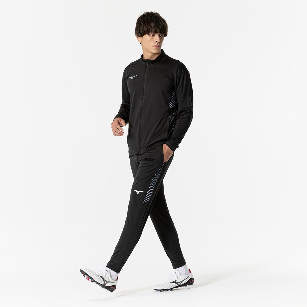 Тренировочные брюки для футбола, Джерси, Облегающий крой, Унисекс, Взрослый, Черный, Размер XL (P2MDB035)