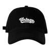 Three-dimensional Letter Embroidery Soft Top Baseball Cap for Men and Women Summer Street Couple Cap Showing Small Face