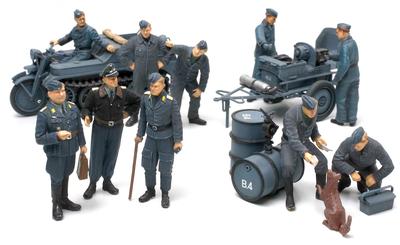 Tamiya Масштаб ограниченного выпуска: немецкий самолет-электростанция и экипаж ВВС в масштабе 1/48
