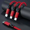 USB C на USB C Micro USB Коннектор Быстрозарядный Шнур для Мобильного Телефона