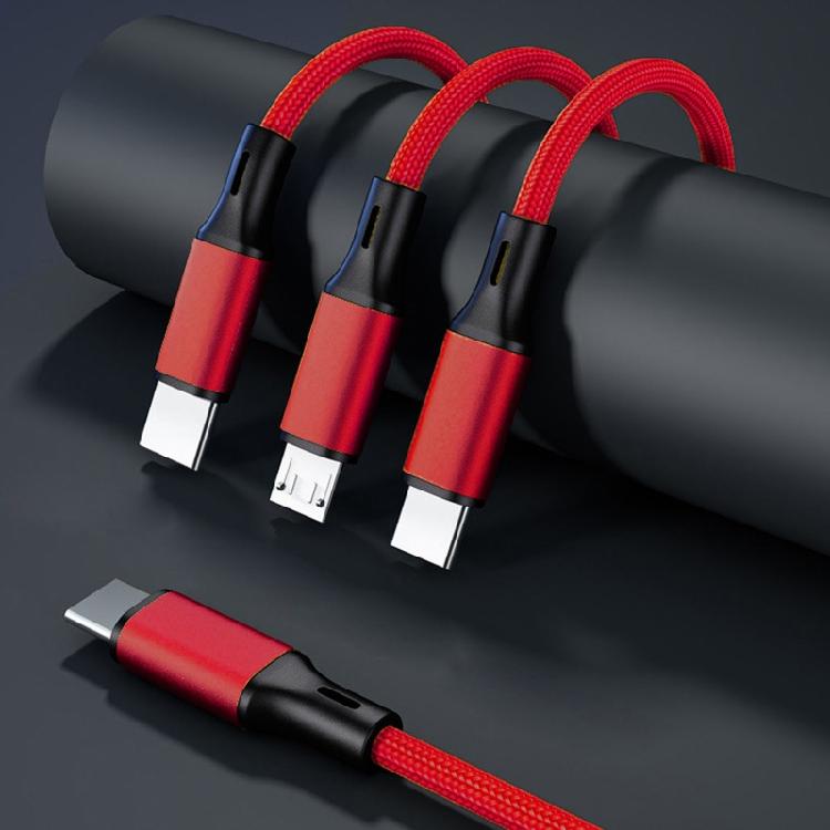 USB C на USB C Micro USB Коннектор Быстрозарядный Шнур для Мобильного Телефона
