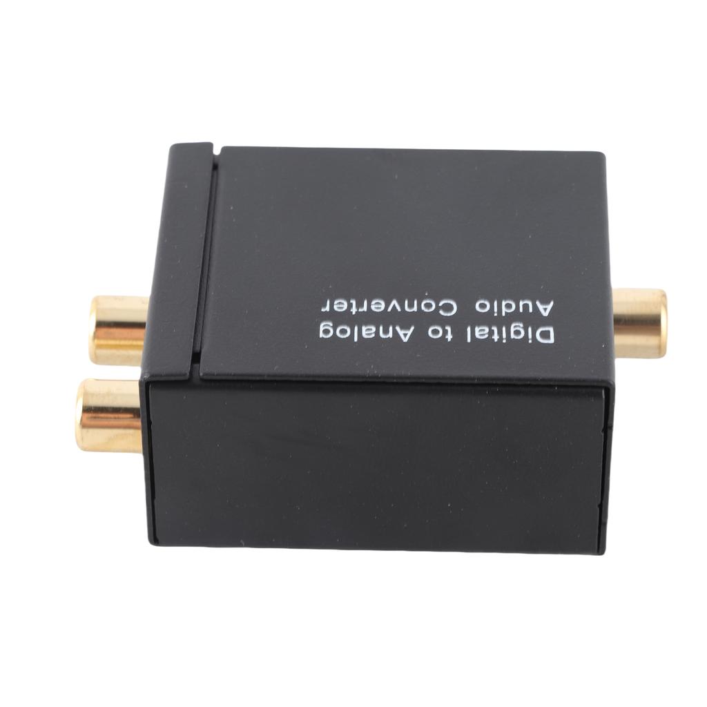 Digital to Analog Audio Converter Audio Switch Box Optical to RCA AV Switcher Selector Box Coaxial Toslink