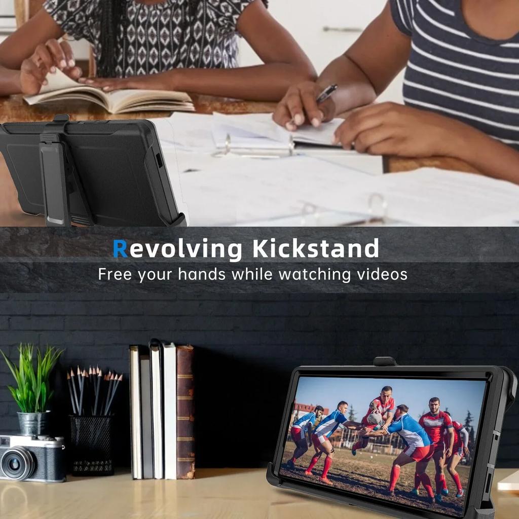 Hybrid Heavy Duty Armor Stand Case for Samsung Galaxy S24 S23 S22 S21 S20 Ultra S10 Plus Note 20 10 9 8 Otter Case Box Holder with Belt Clip Cover