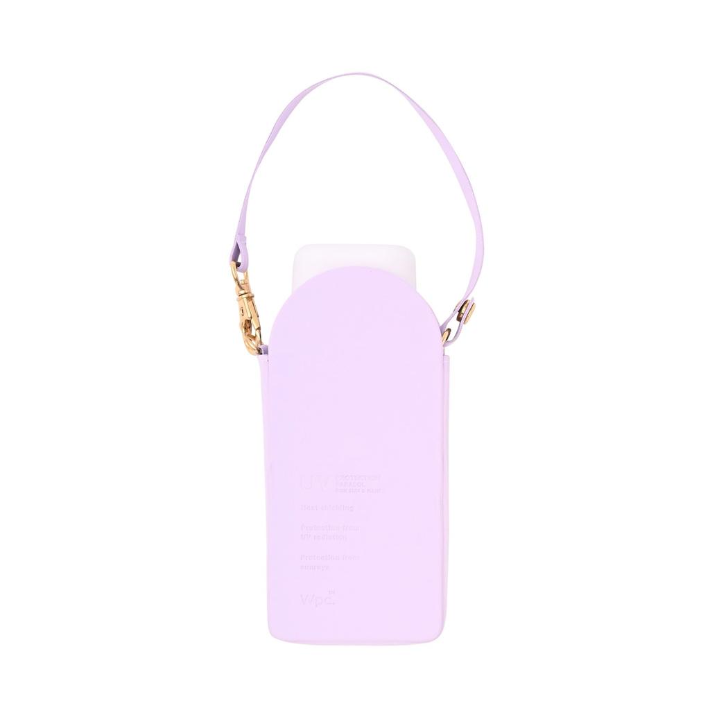 Francfranc Tiny Folding Umbrella Suitable for both sunny and rainy (46cm, Lavender) - days.