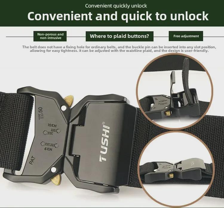 5 см алюминиевый сплав многофункциональный тактический эластичный нейлоновый ремень