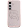 Чехол Karl Lagerfeld Rhinestones K. Головной Логотип Для Samsung Galaxy S25 Розовый