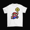 Крипто-футболка Bitcoin Super Mario Унисекс Хлопок Взрослые Размеры Монеты Nintendo Новая