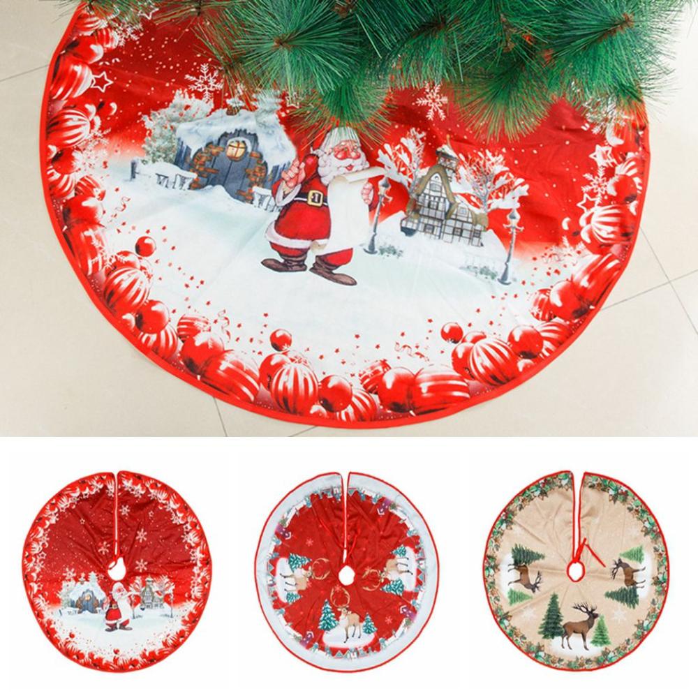 25-дюймовая рождественская елочная юбка, украшение для рождественской елки, нижнее украшение, ткань, рождественская елочная юбка, Навидад, Новый год