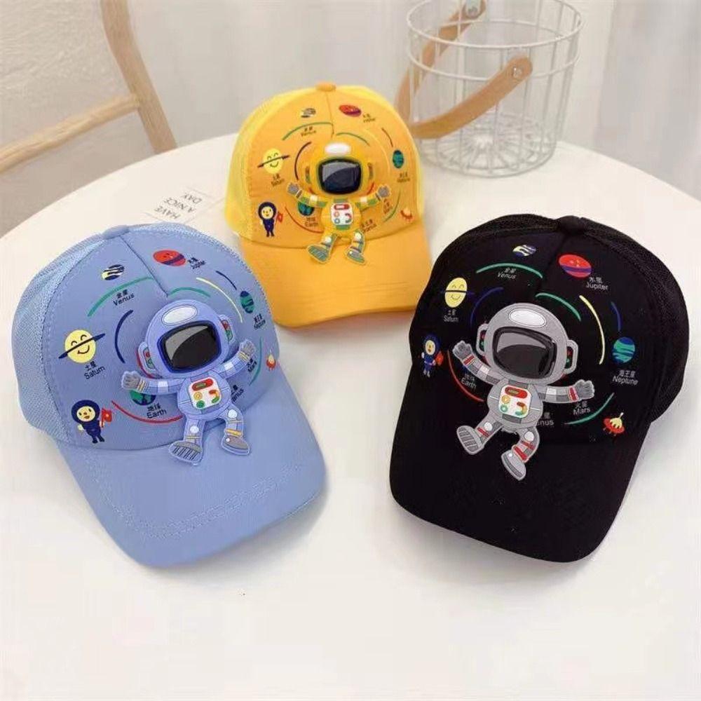 Детская бейсболка с рисунком космонавта и принтом планеты, детские бейсболки, милая шляпа от солнца для мальчиков и девочек