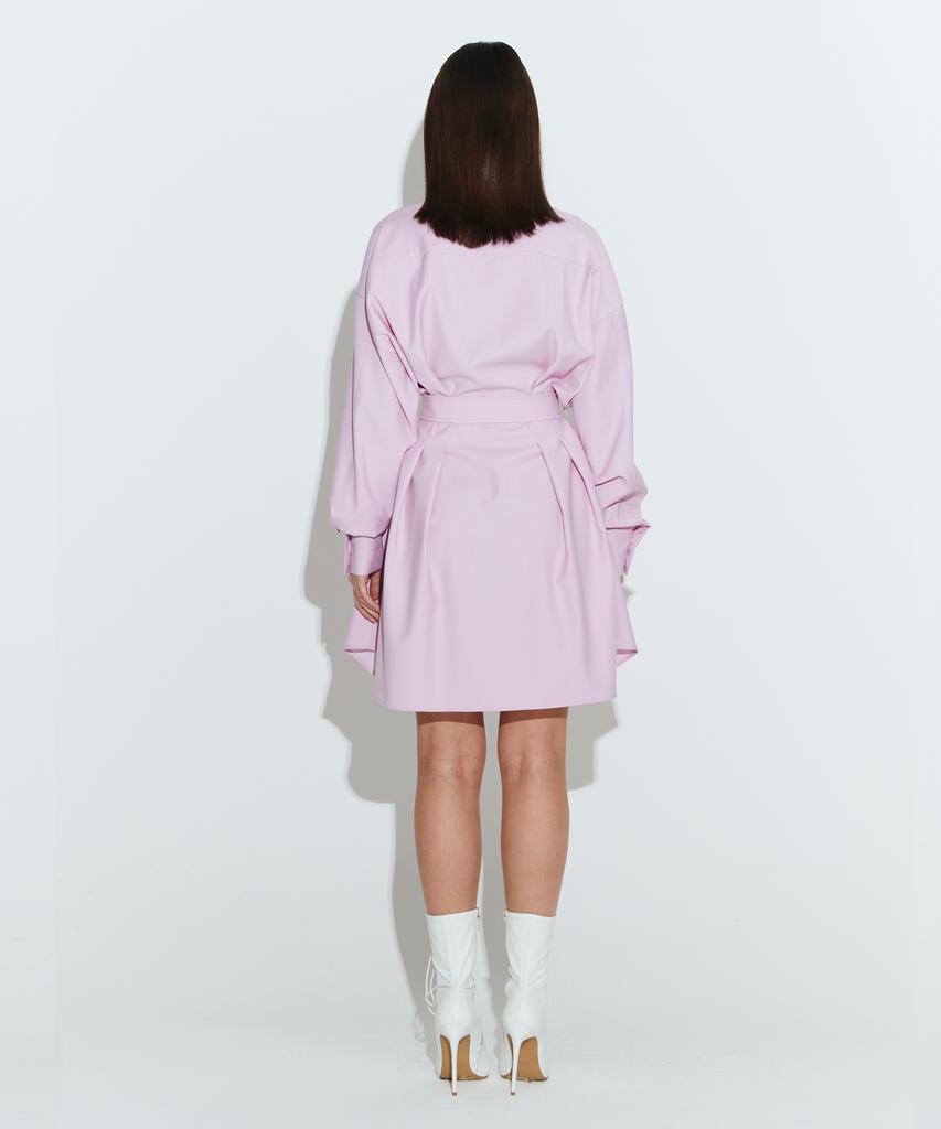 Chaenyuyog The Boss Long Wool Dress [Lavender]