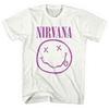 Nirvana - Фиолетовая футболка с счастливым лицом (Футболка)