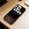 SABR PATIENCE Чехол для телефона для iPhone 17,16,15,14,13,12,11 Plus,Pro Max,XS, Цветной Серебристо-Черный Чехол