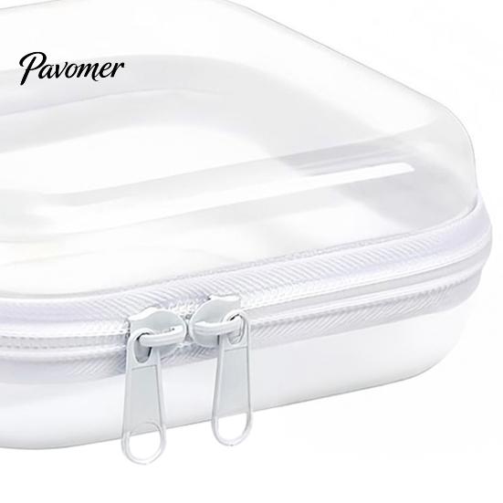 Electronics Cable Holder Hard Shell Storage Case, Portable Transparent Organizer Box, Travel Gadget Box Daily PET for Small And Jewelry Pill