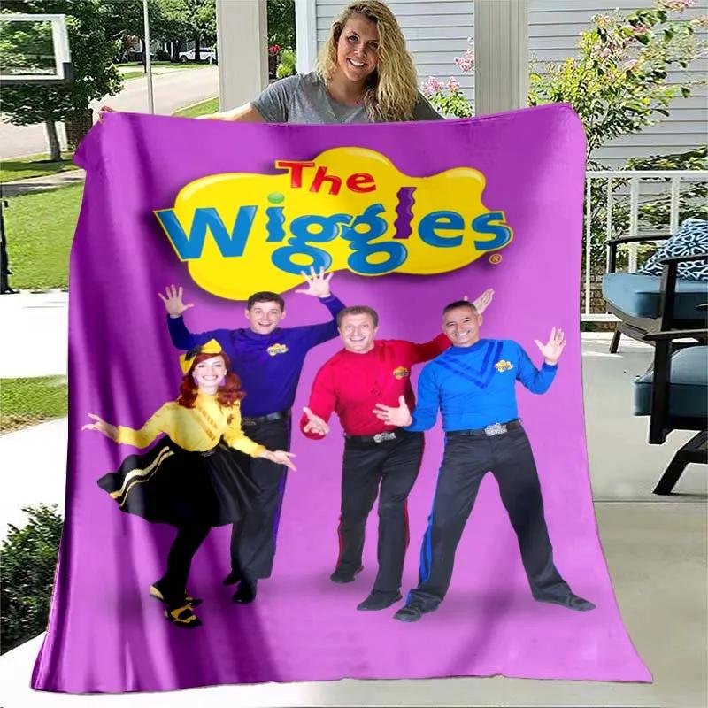 Мультфильм The Wiggles Легкое Удобное Мягкое Дышащее Ультратеплое Одеяло Постельное Белье Постельное Белье для Путешествий