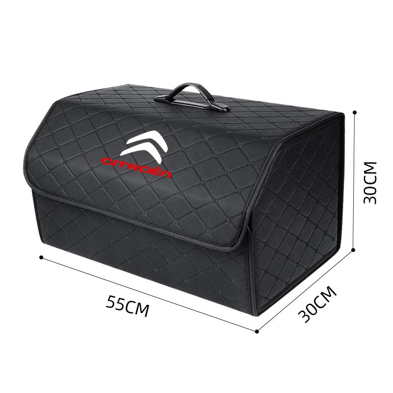XKJC9 Car Trunk Organizer Box Large Capacity Auto Multiuse Tools Storage Bag Stowing Tidying For Citroen C1 C2 C3 C4 C5 C6 C8 C4L DS3