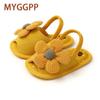 MYGGPP Сандалии с подсолнухом Детская обувь Обувь для малышей с мягкой подошвой Маленькие сандалии для малышей