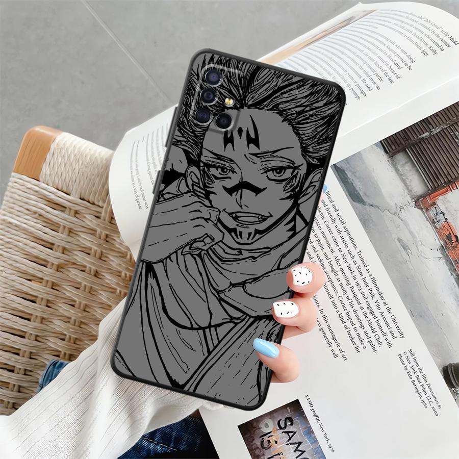 Аниме Чехол для задней панели телефона для Samsung Galaxy A35 A41 A16 A21s A54 A71 A72 A73 A22 A23 A14 A15 A33 A34 A51 A52 A24 A31 A12 A13