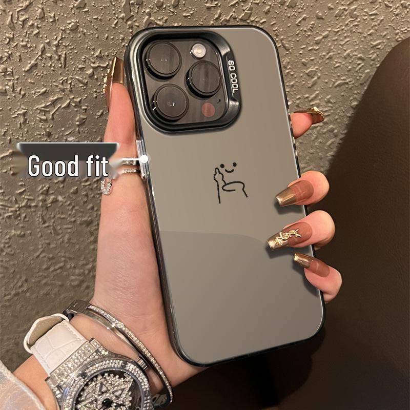 Уникальный и необычный чехол для телефона iPhone 12 Pro Max/13/14/15/16/17 Серебристый