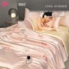 beautiful rabbit pink-white 180x220cm