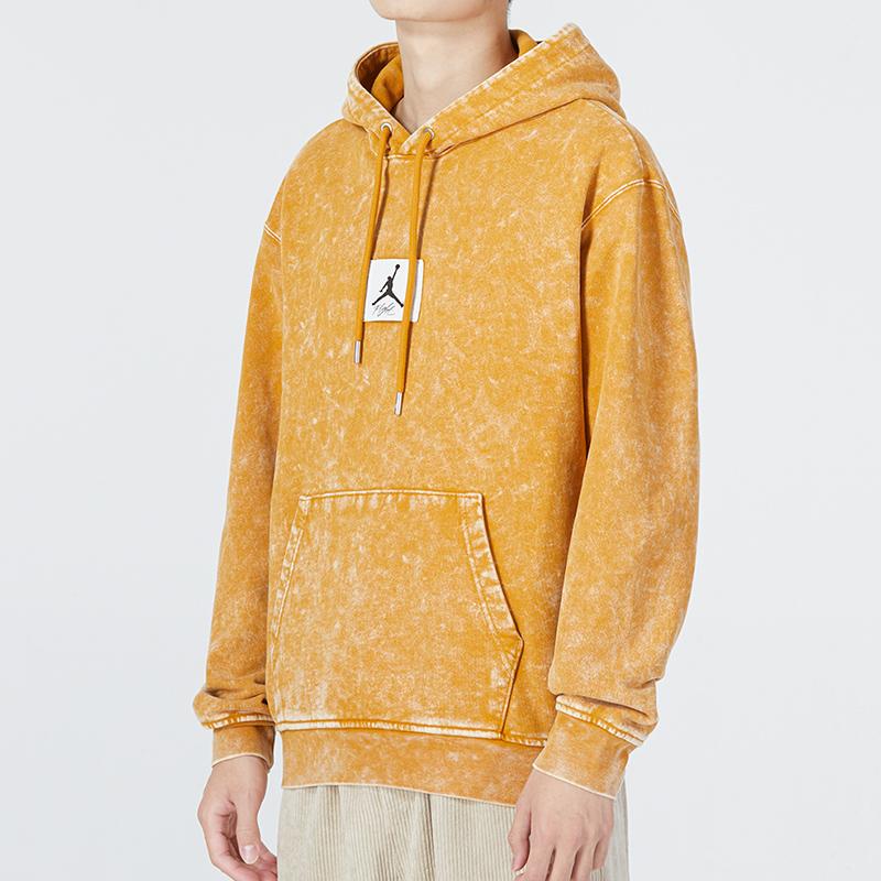 Jordan Мужские спортивные толстовки с логотипом Tie-Dye, желтые DR3088-712
