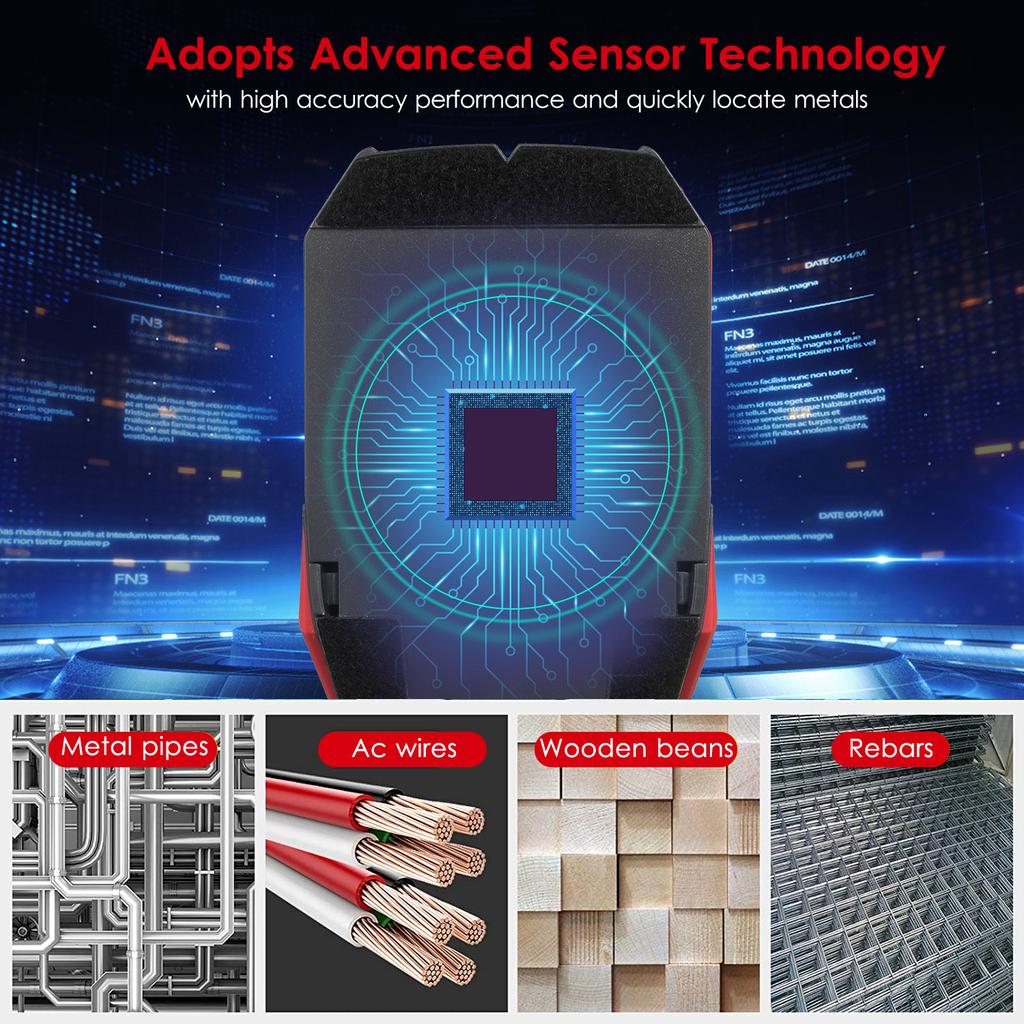 UNI-T Поиск шпилек Настенный сканер Детектор шпилек Цифровой настенный детектор Металлоискатель Детектор проводов переменного тока