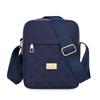 Женская сумка через плечо с диагональной застежкой, большой вместимости, вышитая нитью и ромбовидной сеткой, высококачественная, легкая, простая, однотонная женская тканевая сумка
