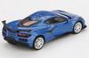 MINI GT 1/64 Scale Scale Model of the 2023 Chevrolet Corvette Z06 in Elkhart Lake Blue Metallic (Left-Hand Drive), Finished Model, MGT00892-L